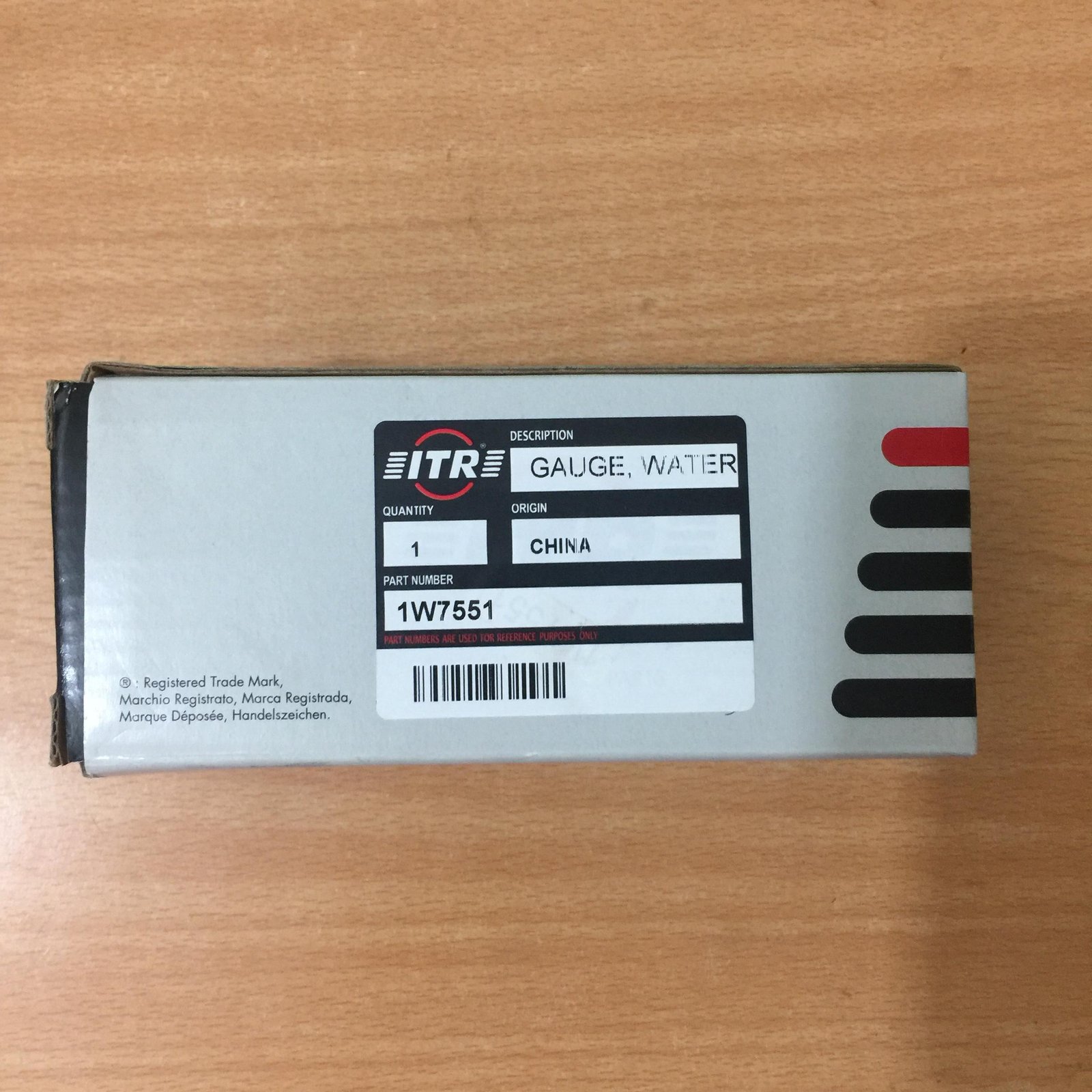 Water temperature gauge 1W-7551