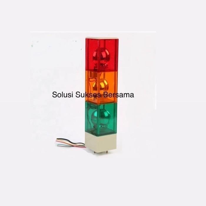 Lampu LED Tower Square Multi Layer / Lampu Indicator Crane/Alarm