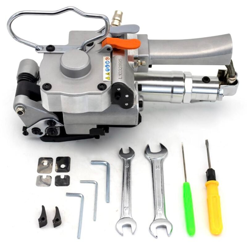 Pneumatic strapping tool handheld
