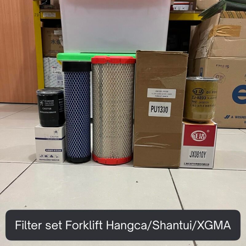 Filter set untuk Forklift XGMA/Hangca/Shantui (deskripsi)